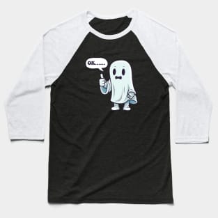 Nervous Ghost of Approval Baseball T-Shirt